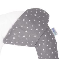Nackenkissen Sterne grau-wei&szlig;2